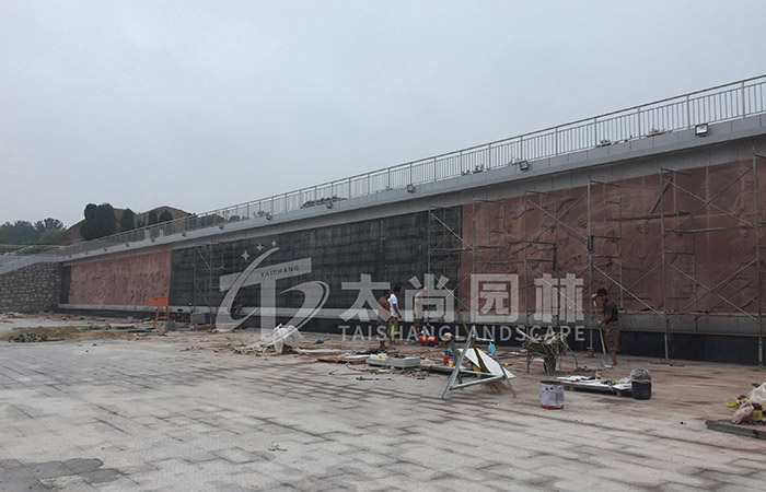 888腾博会园林 义士浮雕