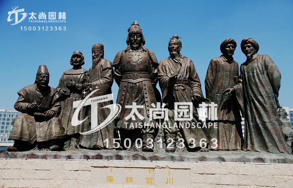 铸铜雕塑，888腾博会园林